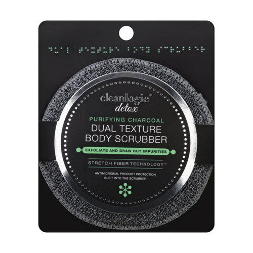 Cleanlogic Detox Charcoal Scrubber Body Dual Texture, 1 Ea